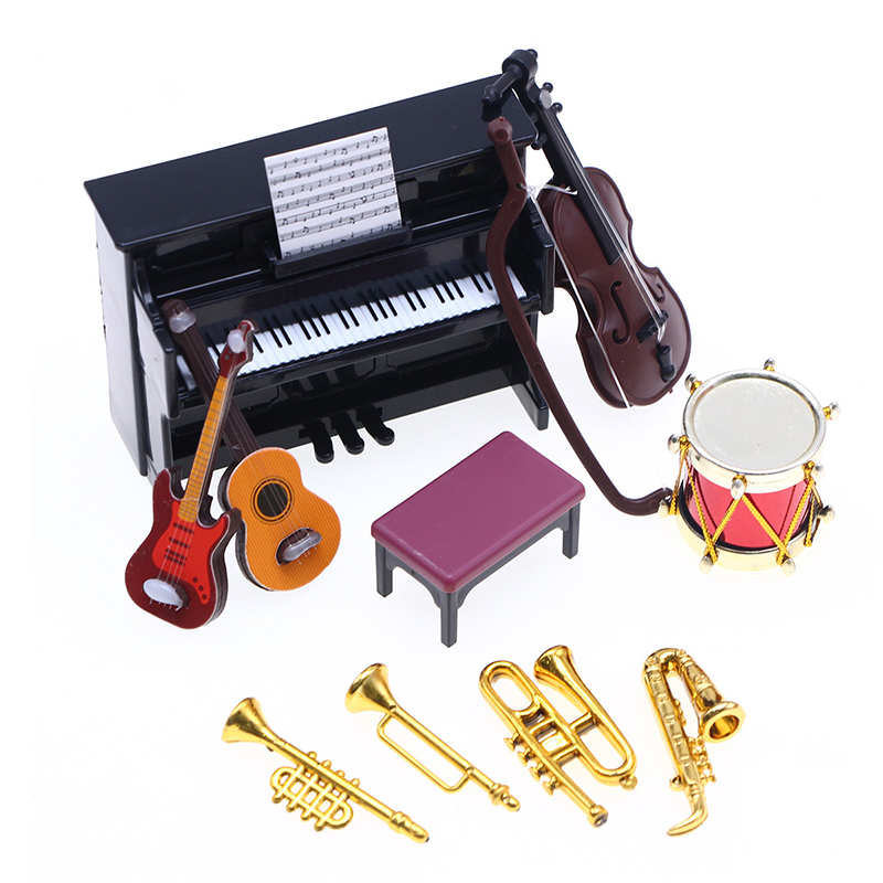 Musical Instrument Manufacturers - 1:12 Puppenhaus Miniatur klassisches Musikinstrument Klavier