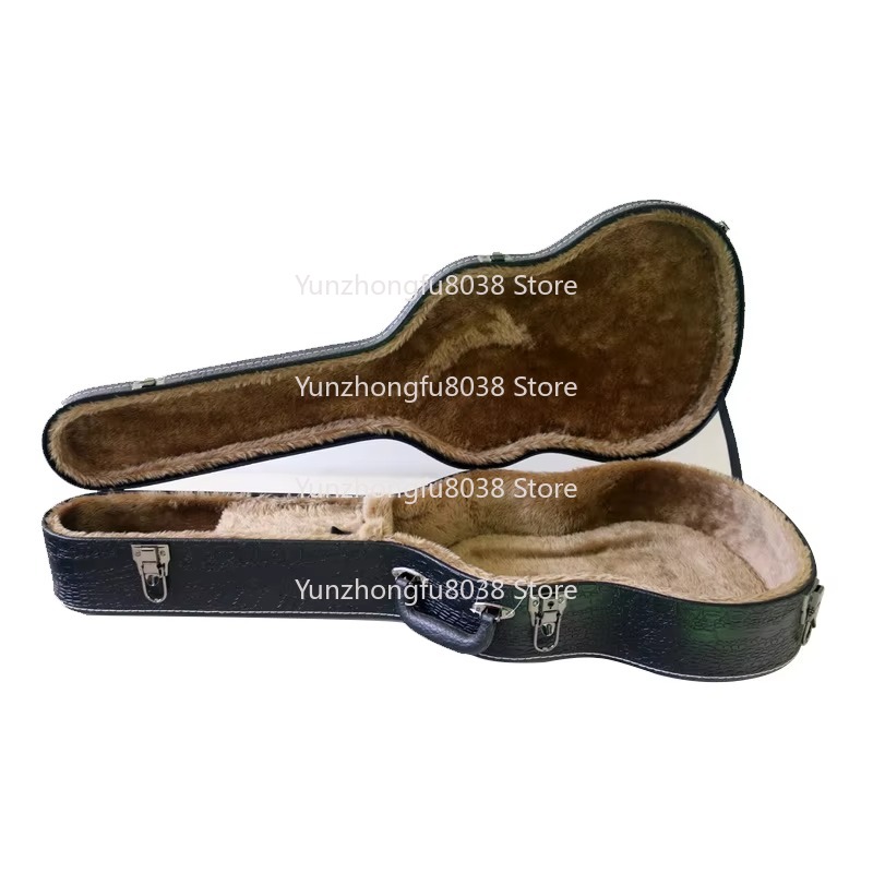 Musical Instrument Dulcimer - 34-Zoll-Gitarrenkoffer aus Holz mit konvexem Druck,