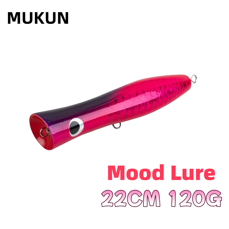 Rain Stick Percussion - MUKUN Big Game Trolling Popper 220