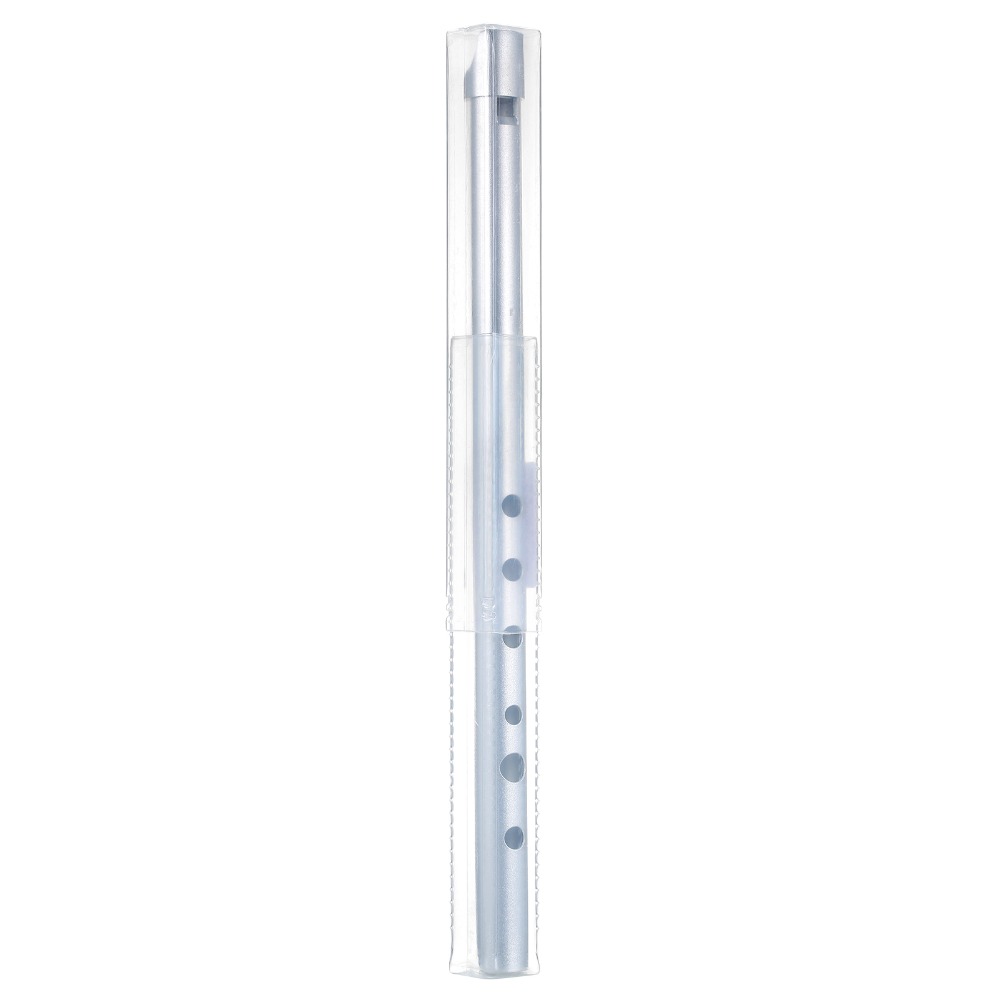 Penny Whistle D - Professionelle D-Dur Irish Whistles Flöte, silberfarben,