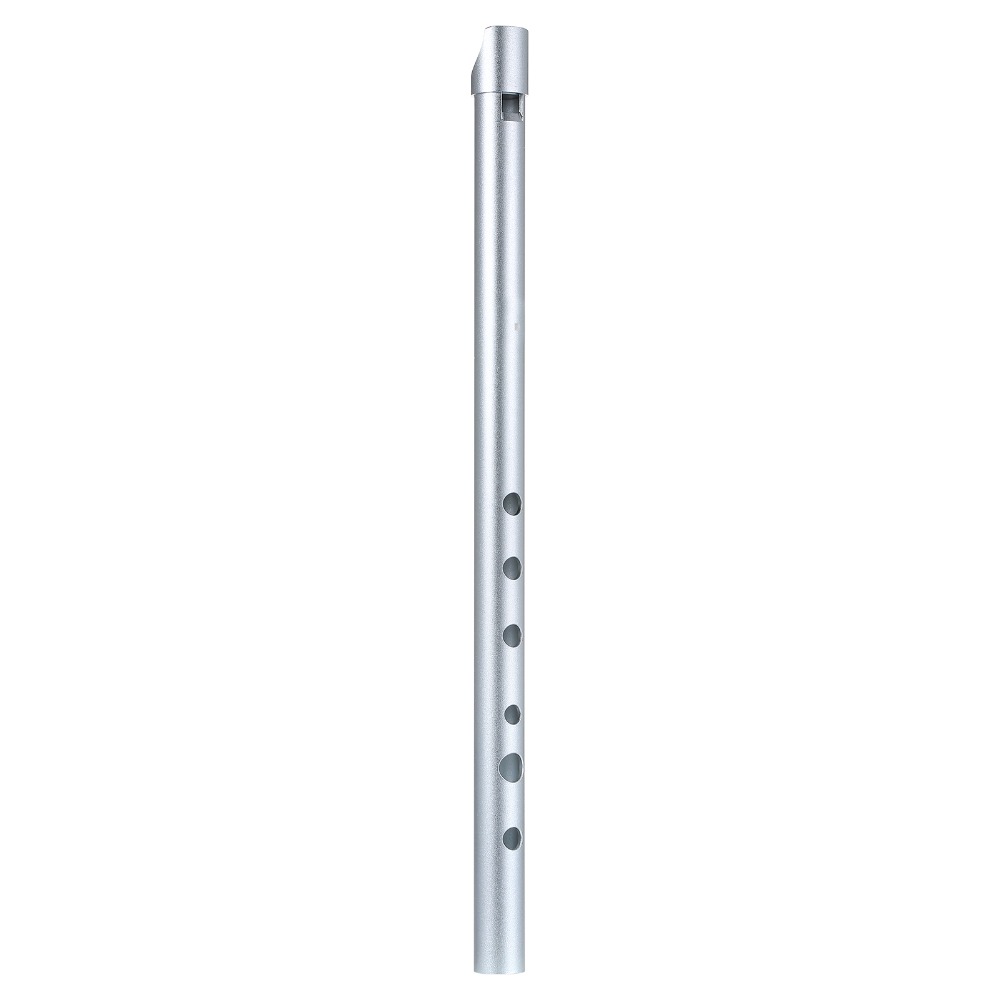 Penny Whistle D - Premium D-Dur Irish Whistles Flöte, silberfarben,