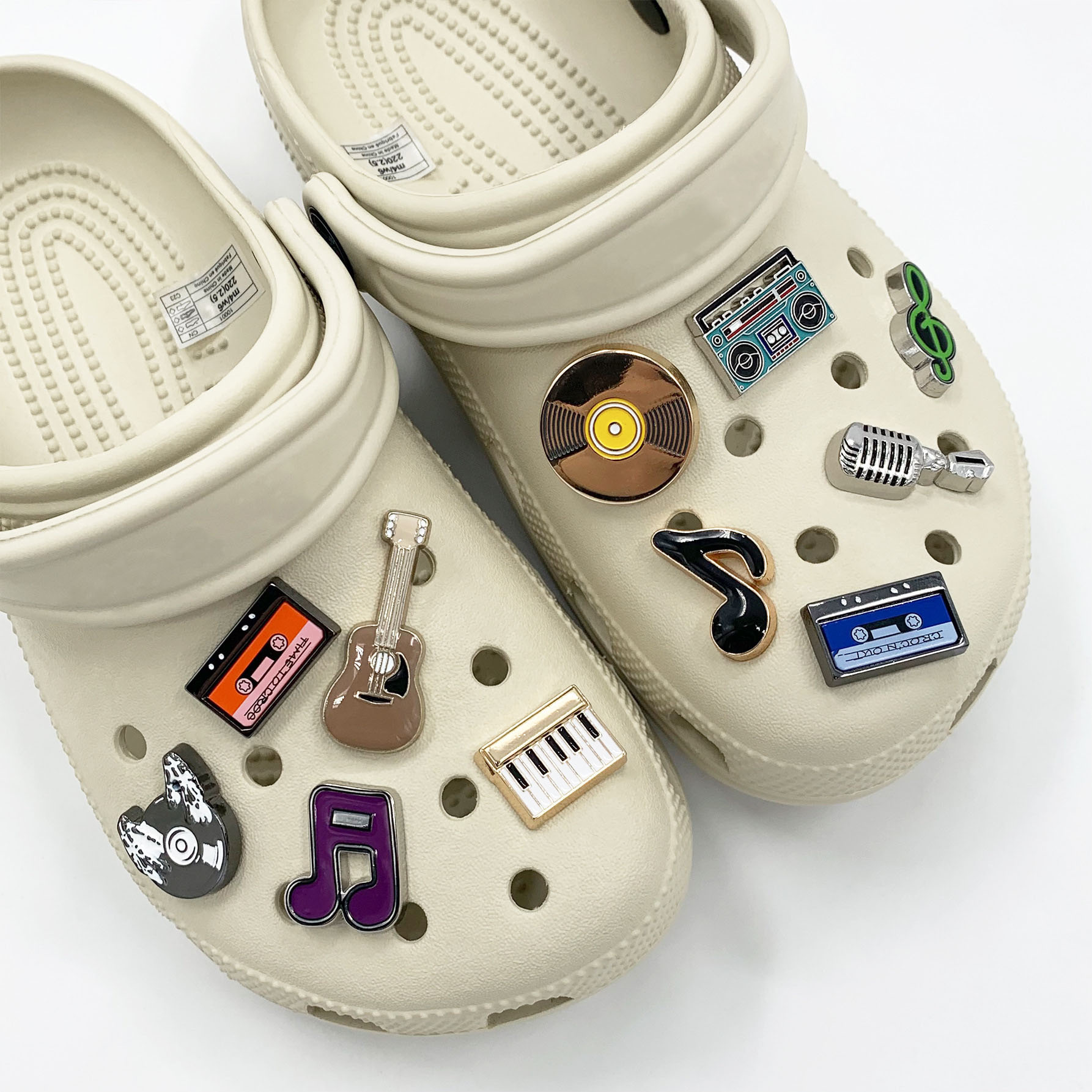Musical Instrument Symbols - 3D Musikinstrument Set Schuh Charms Zubehör