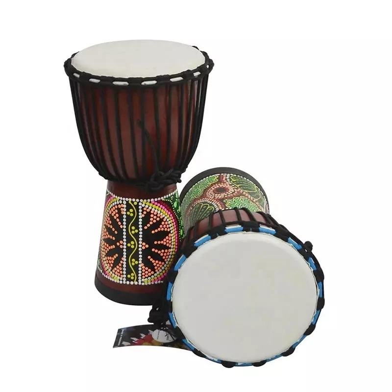 Musical Instrument Logo - Erwachsene Größe 12 Zoll afrikanische Djembe