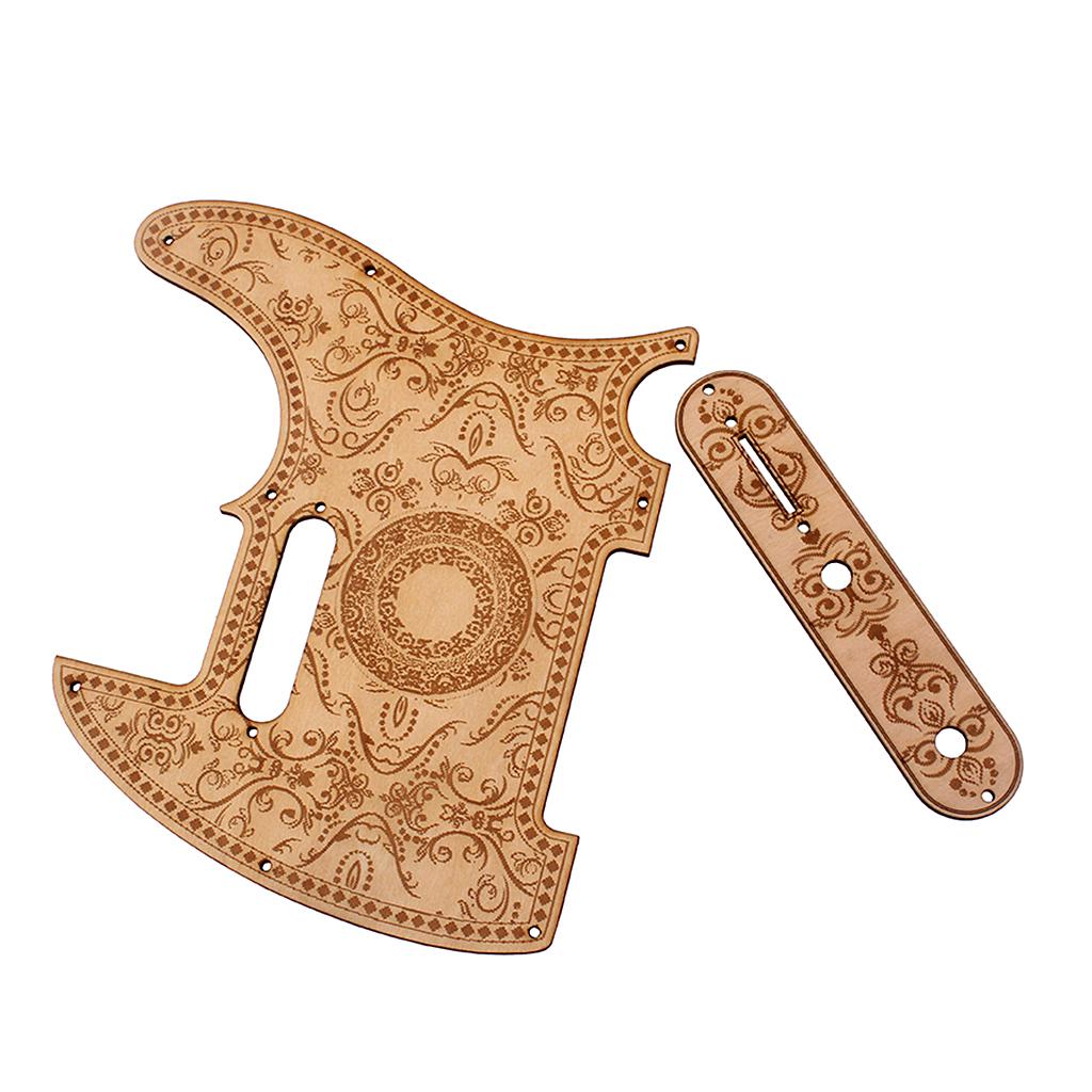 Musical Instrument Guitar - Handgefertigtes Gitarren-Schlagbrett aus Ahornholz, kratzfeste Platte,