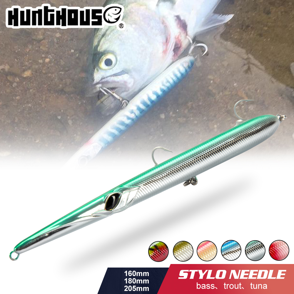 Rain Stick Percussion - Hunthouse Nadel-Angelköder für Weitwürfe, Pencil-Stickbait 18/24/31/36g,