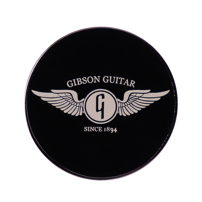 Musical Instrument Logo - Gibson Gitarre Flügel Emaille Pin Historischen