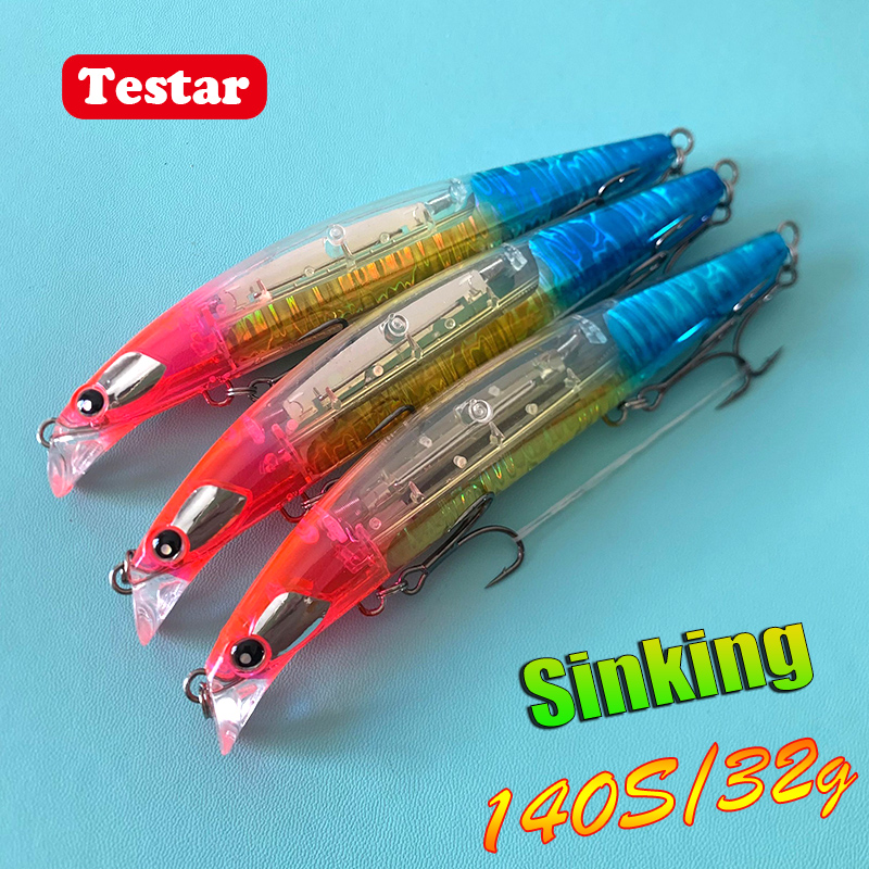 Rain Stick Percussion - Testar Sinking Minnow Bait 140 mm