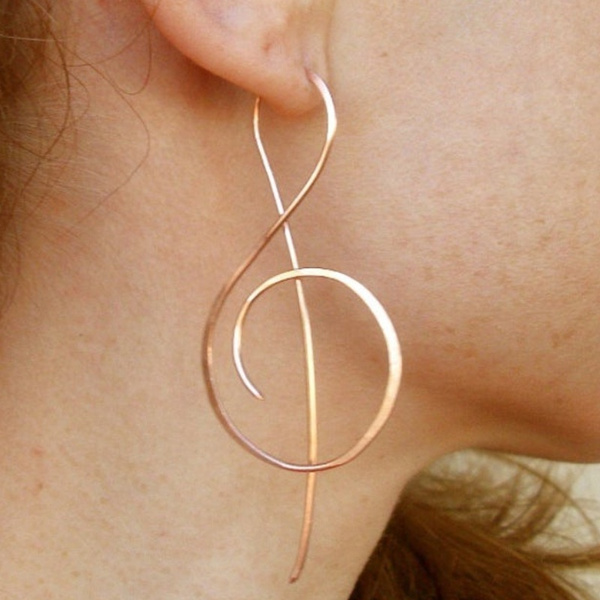2021 Trendige Musiksymbol-Ohrr – Musical Instrument Symbols Bewertung und Preis