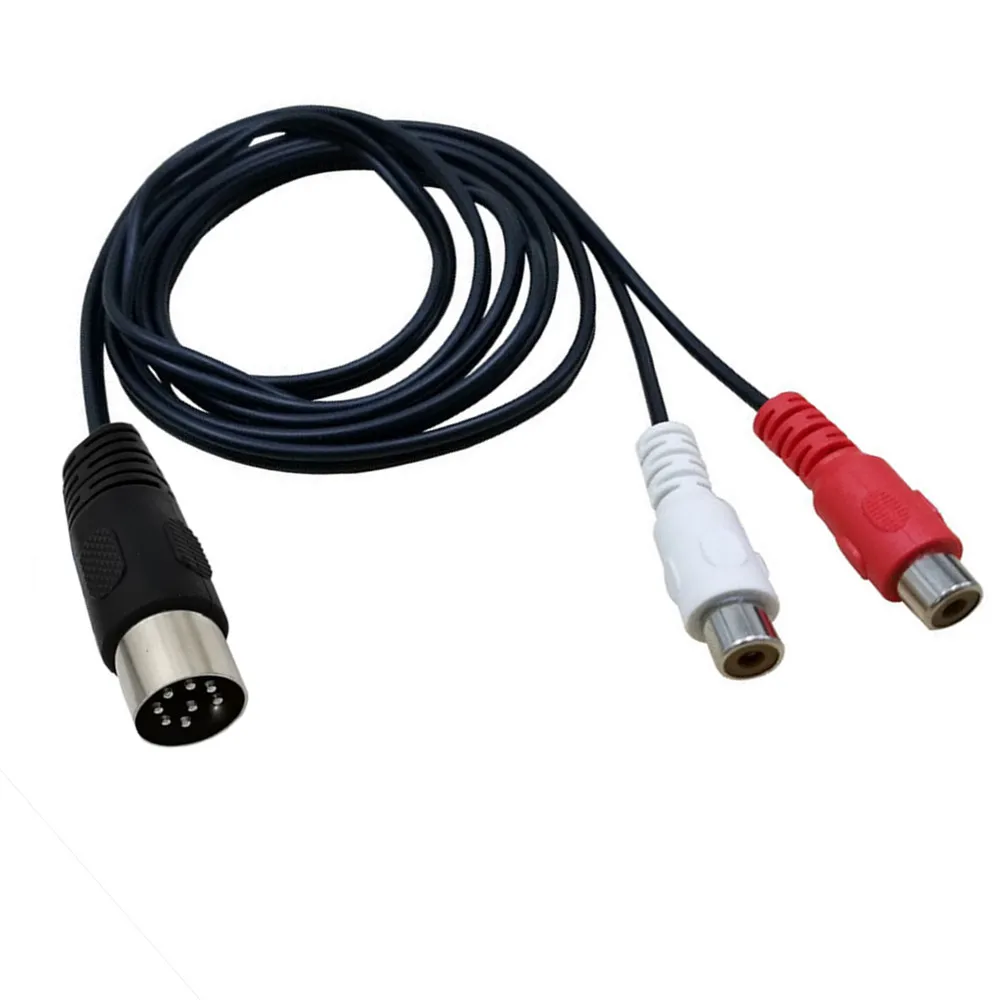 Din 8 Pin auf 2RCA Kabel 8Pin  – Musical Instrument Symbols Bewertung und Preis