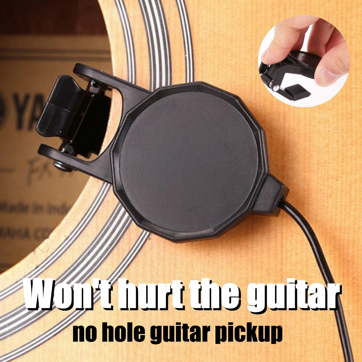 Audio Jack Clip On Pickup für  – Musical Instrument Guitar Bewertung und Preis