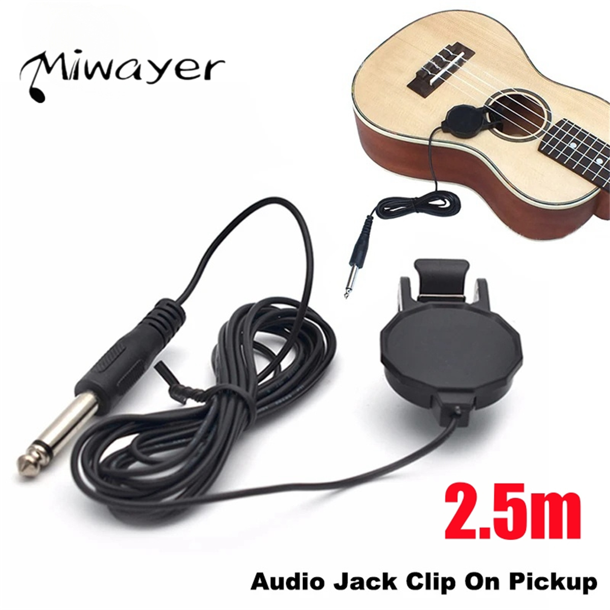 Audio Jack Clip On Pickup für  – Musical Instrument Guitar Bewertung und Preis