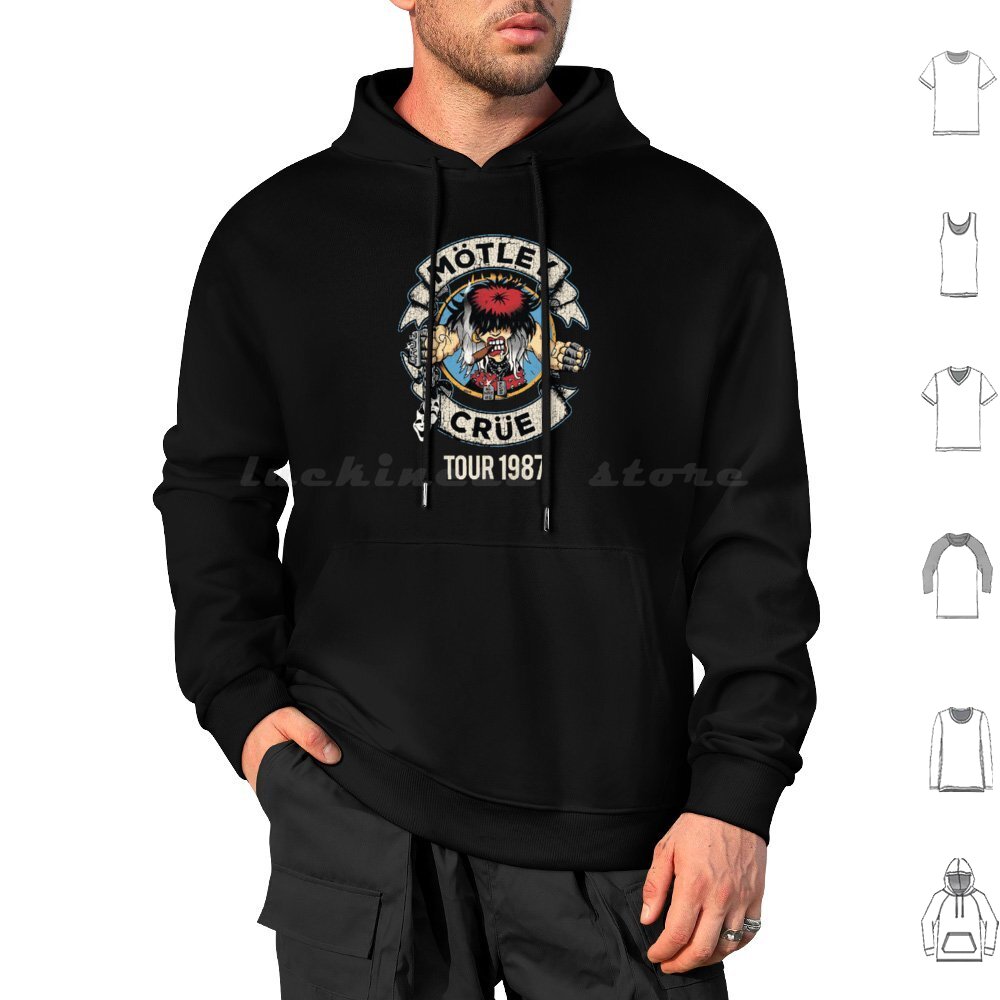 The-Greats-Crue Hoodie aus Bau – Musical Instrument Logo Bewertung und Preis