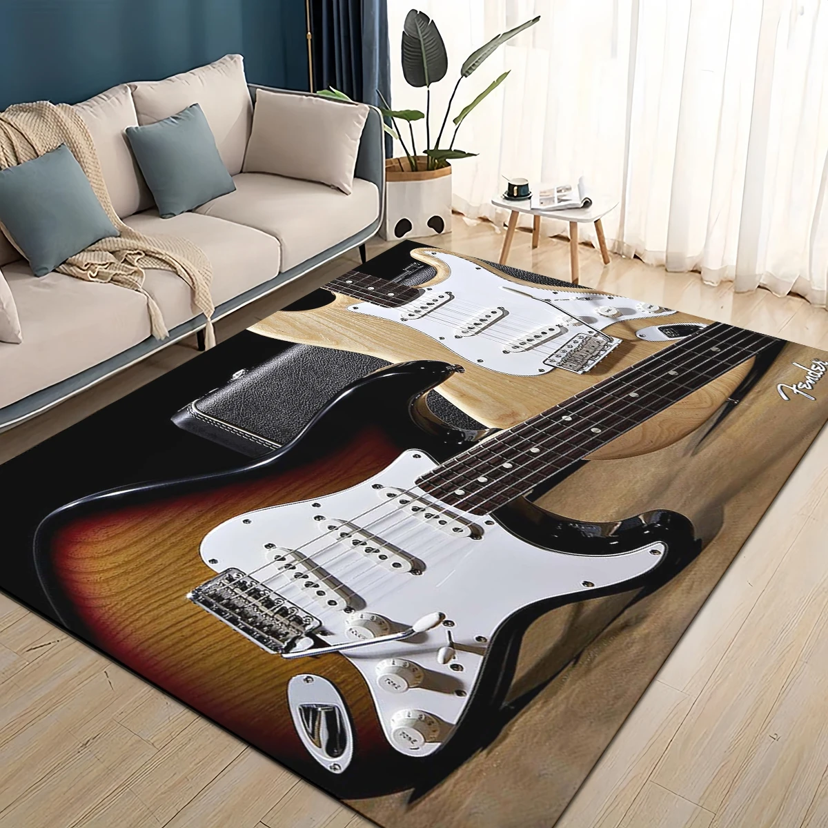 3D Retro Fender Logo Gitarreni – Musical Instrument Logo Bewertung und Preis