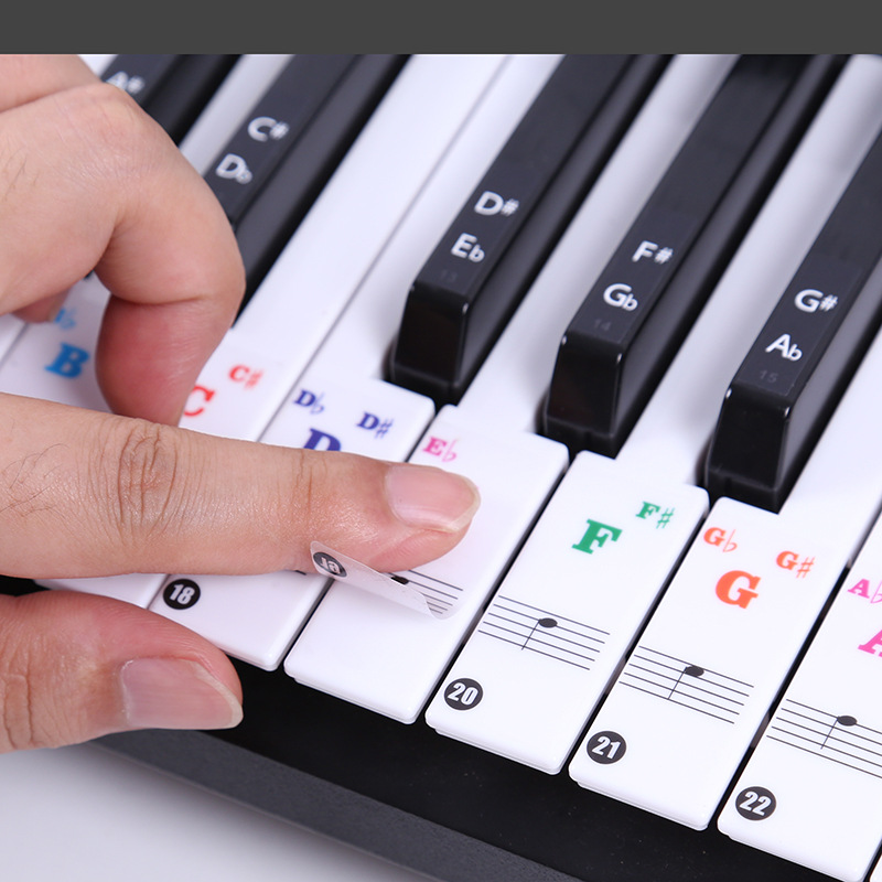 Transparente Klaviertastatur-A – Musical Instrument Symbols Bewertung und Preis