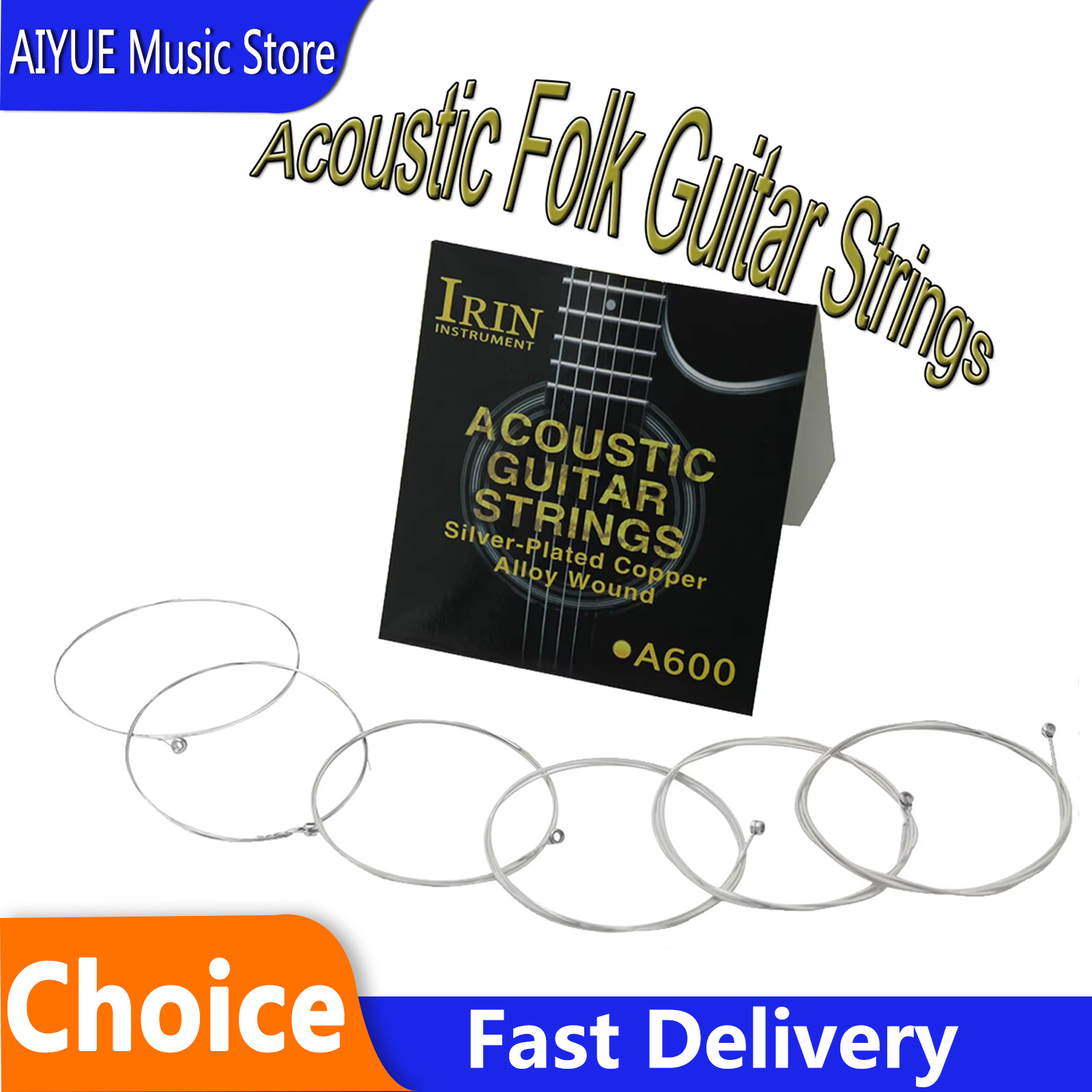 IRIN A600 Akustische Folk-Gita – Musical Instrument Strings Bewertung und Preis