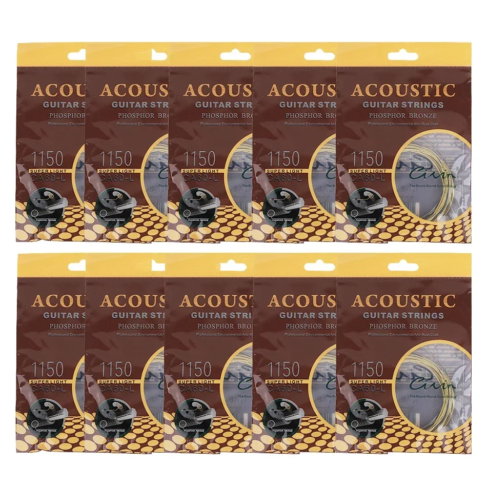 Gearlly 10 Sets Akustikgitarre – Musical Instrument Strings Bewertung und Preis