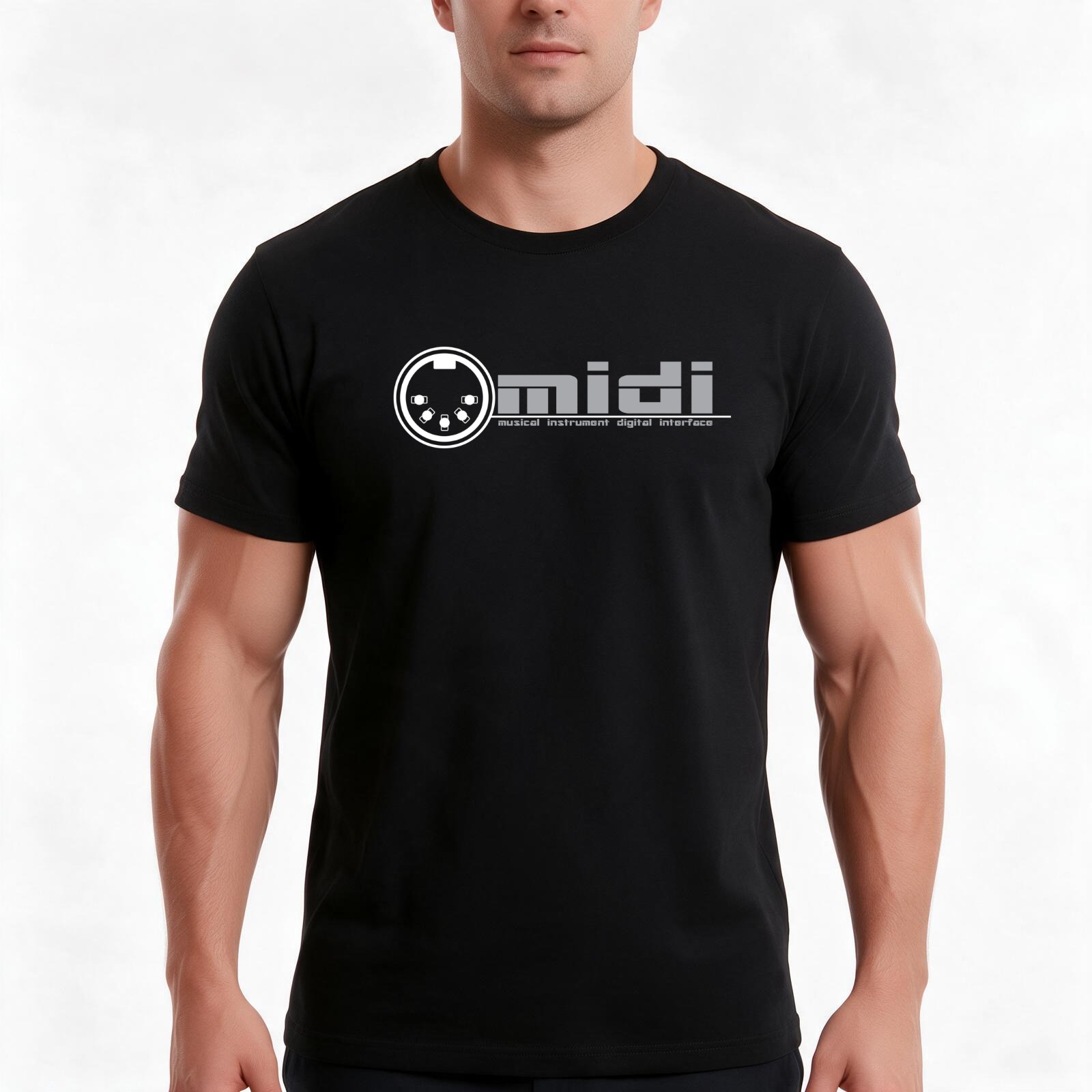 MIDI – T-Shirt mit dem Aufdruc – Musical Instrument Digital Interface Bewertung und Preis