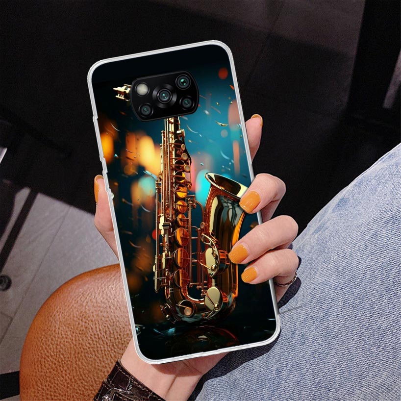 Musik-Saxophon-Instrument Hand – Musical Instrument Logo Bewertung und Preis