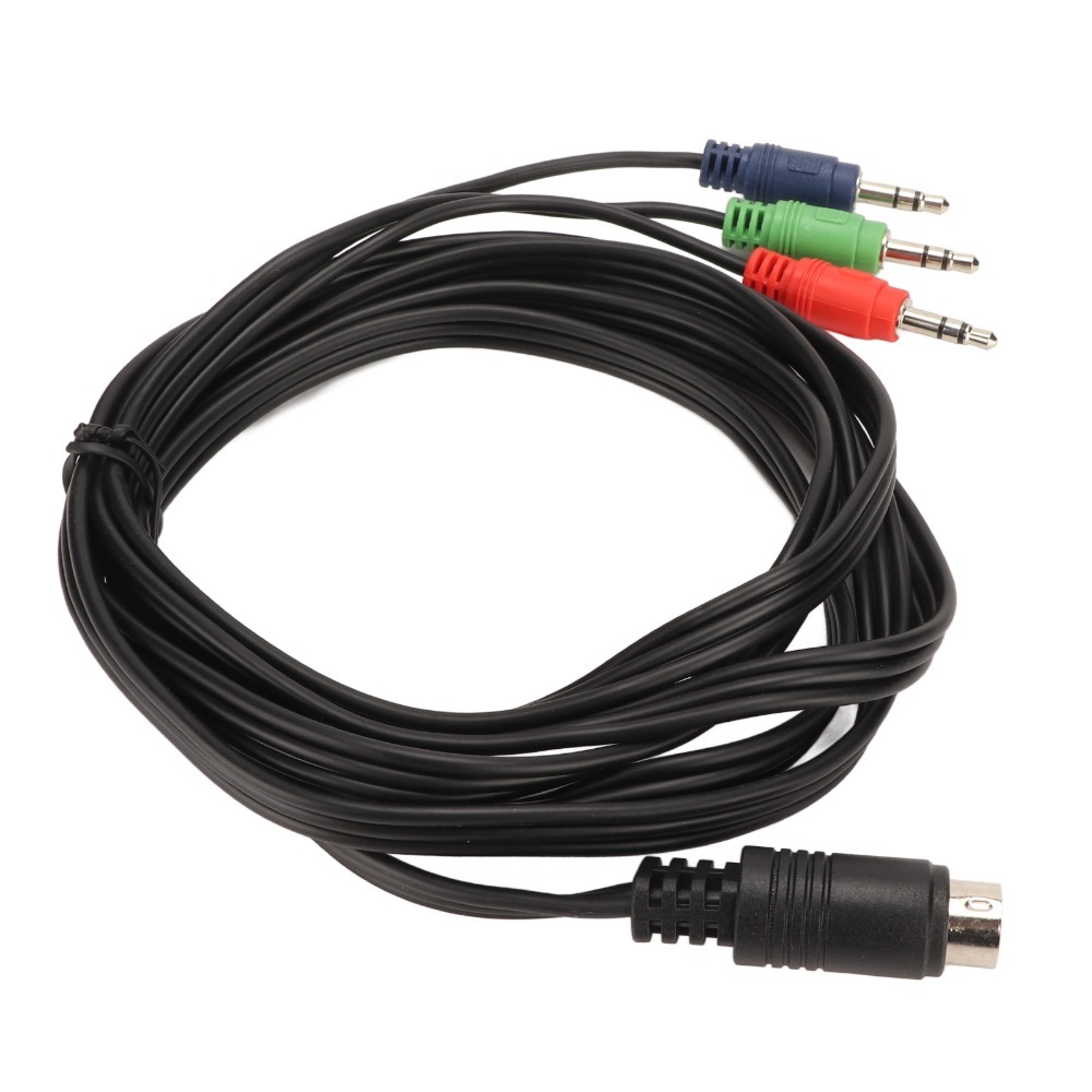 9-Pin Mini-DIN auf 3,5mm Kabel – Musical Instrument Symbols Bewertung und Preis