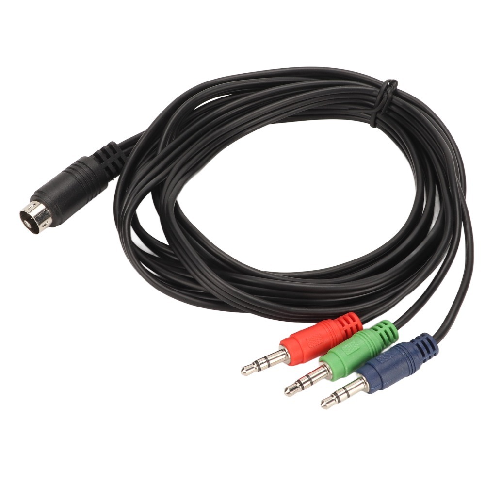 9-Pin Mini-DIN auf 3,5mm Kabel – Musical Instrument Symbols Bewertung und Preis