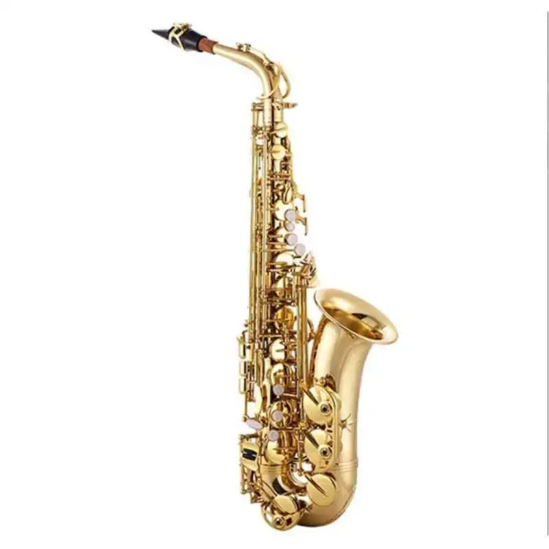 Rotes Professionelles Altsaxop – Musical Instrument Logo Bewertung und Preis