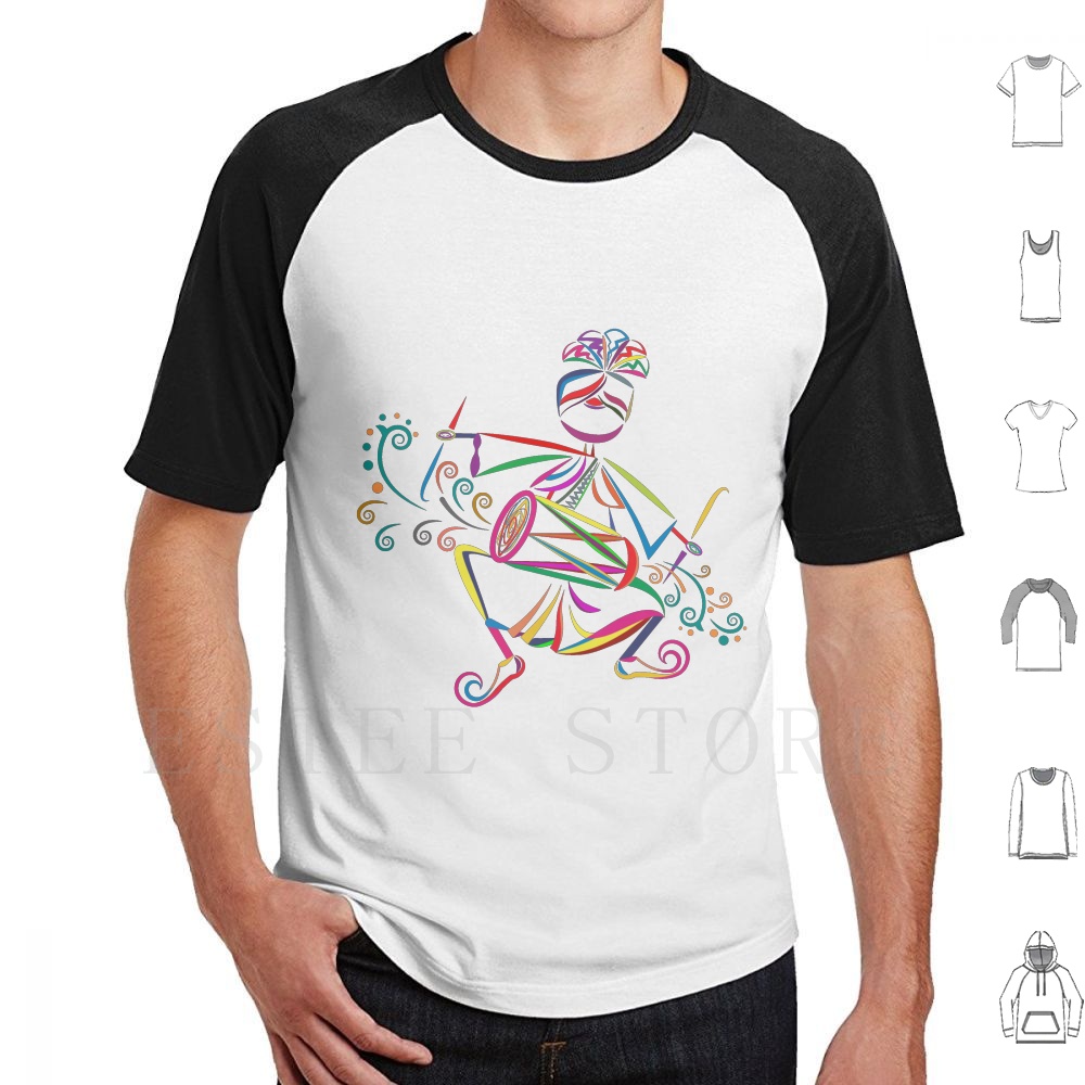 Dhol Player T-Shirt DIY große  – Musical Instrument In India Bewertung und Preis